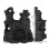 TimMee Battle Mountain Scenery - Coal Black Figur Display & Play Terr?n US Made 2