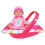 Boneca Lissi 12" com Cadeira de Carro e Carrinho de Bebé 4