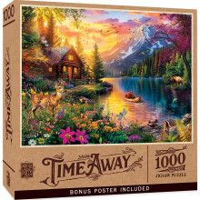 MasterPieces Evening Tranquility Puzzle da 1000 pezzi per adulti - 19,25""x26,75"" - Puzzle con collage di scene della natura unisex adulto