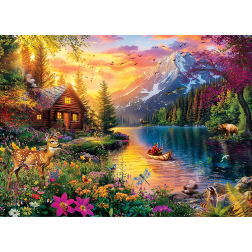 Quebra-Cabeça MasterPieces Evening Tranquility 1000 Peças - 19.25"x26.75" - Cena Natural 2