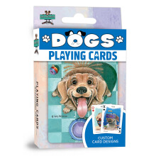 MasterPieces offiziell lizenzierte Hunde-Spielkarten – 54-Karten-Deck für Erwachsene