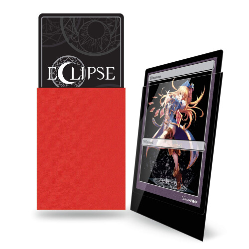 Ultra Pro - Eclipse Gloss Small Sleeves, 60 stuks - Appelrood E-15628 1