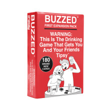 HVAD MINDER DU? Buzzed Expansion Pack #1 Det sjove voksendrikkespil Perfekt til polterabendsjov 180 kort til at f?je til kernespillet