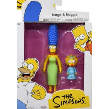 The Simpsons 5"""" actionfigur Marge Simpson med Maggie Simpsons Wave #3