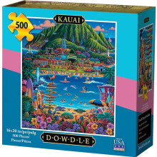 Dowdle Jigsaw Puzzle - Kauai - 500 brikker