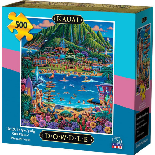 Dowdle Jigsaw Puzzle - Kauai - 500 brikker