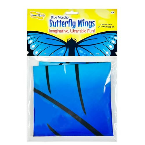 Insect Lore Blue Morpho Dress-Up Ali di farfalla - Costume da gioco per bambini 2