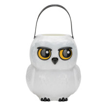 Travestimento Harry Potter Hedwig Treat Pail Secchio ufficiale di Halloween del mondo magico per bambini e decorazioni 7,8x6,6x6,9 pollici