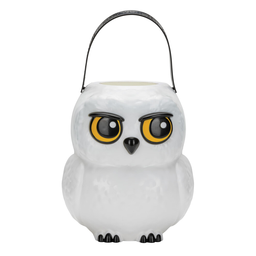 Photos - Other Toys Disguise Harry Potter Hedwig Treat Pail Official Wizarding World Halloween Bucket for Kids & D?cor 7.8x6.6x6.9 inches 166909