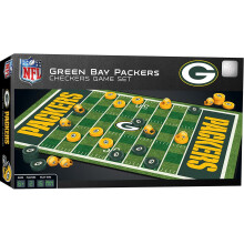 MasterPieces Family Game - NFL Green Bay Packers Checkers - Officielt licenseret br?tspil til b?rn og voksne