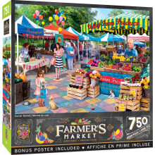 Masterpieces 750 Piece Jigsaw Puzzle for Adults and Family - Corner Market - 18" x 24"