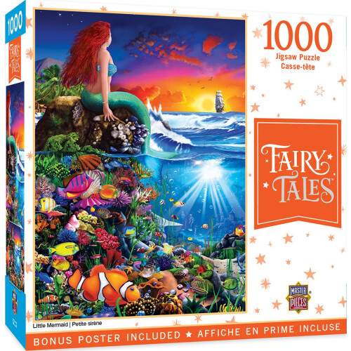 Klassiske eventyr - lille havfrue 1000 stk
