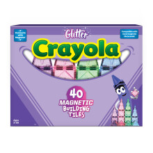 CreateOn Crayola Glitter Magnetiske Fliser Bygges?t til B?rn Magnetiske Fliser Magnetiske Bygningsleget?j til B?rn STEM P?skeleget?j til drenge o