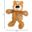 KONG Kong Wild Knots Bears Dog Toy - Medium/Large 5