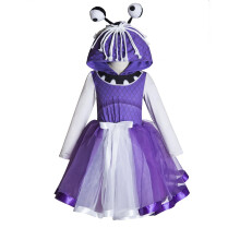 Ruikajia Toddler Monster Inc Boo Kostym Kostym flickor tutu klnning tutus fr fdelsedag 7 r