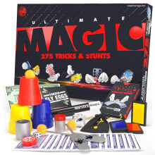 - 275 Ultimate Magic Tricks, The Ultimate Tricks & Stunts Magic Set for Kids - Includes Magic Cards, Magic Wand, Magic Book & More - Boys & Girls, Age