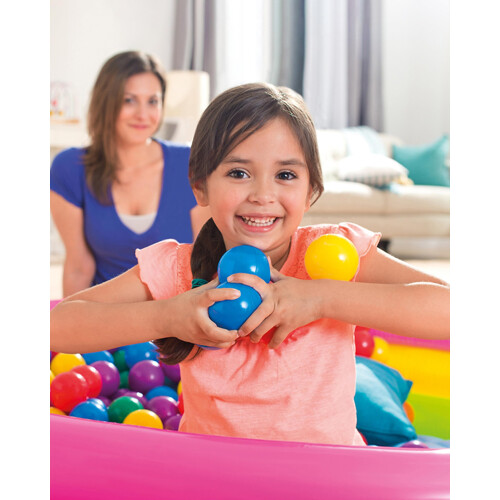 Intex Intex 2-1/2 "" Fun Ballz - 100 Multi-Colored Plastic Balls  for Ages 2 2
