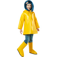 Coraline: Coraline Rain Coat Costume for Kids by Rubies Girl's Small