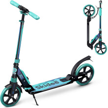 Skidee Kick-scootere til b?rn 8-12 - Justerbar h?jde op til 41"""" Sammenfoldelige 8"""" st?dabsorberende hjul 220 LBS Kapacitet - Ultraglat sparkesc