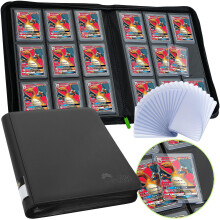 FunGuys Toploader Binder Trading Card Binder Storage 252 9 Pocket Top Loader Binder Collection Album for Yugioh MTG TCG Card Folders for Tradin