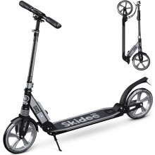 Patinetes Skidee para Niños 8-12 - Altura Ajustable hasta 41", Plegable, Ruedas de 8" Antichoque, 220LBS Capacidad