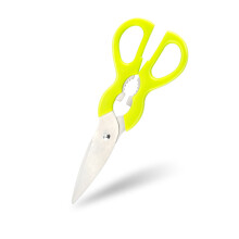 Ultra Sharp 6 inch keukenschaar, roestvrijstalen schaar met ergonomische handgreep, multifunctionele notenkraker en flesopener.