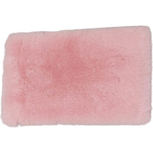 Pink Dukkehust?ppe Dukkehus Miniaturet?ppe Fluffy Mini Dukkehust?ppe Dukkehust?ppe Letv?gtsdukkehusindretning til 1/12 1/8 1/6 (Square S)