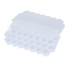 Eiswürfelformen in Wabenform, Silikonformen, leicht zu lösen, vielseitig einsetzbar, geruchsneutral, stapelbar, geeignet für Getränke,