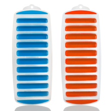 Forma de gelo com tampa removível, moldes de silicone reutilizáveis para bebidas geladas, uísque, coquetéis e alimentos, bandejas flexíveis para