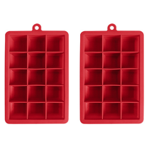 Bandejas de silicona para cubitos de hielo para cócteles, silicona de grado alimenticio sin BPA, apilables, con tapa sellada, de fácil liberación,