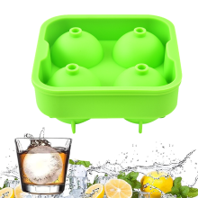 Isbitsformar, silikonkulisbollsmaskin för whisky, gigantiska isbitar med non-stick-design, långsam smältning för cocktails, glasspinnar, iskaffe