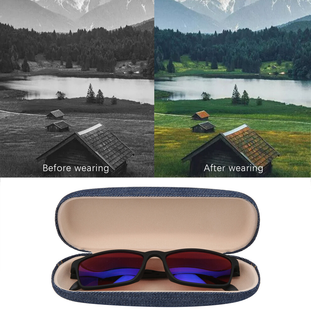 Enhance Vision: Red Green Color Blind Corrective Glasses for Men & Women