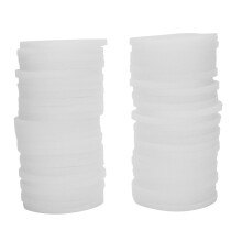 50 Stück Einweg-Softschaum-Pads für Zahnreinigung, 6,5 cm Stand Ersatz