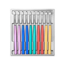 Precise Crafted 10Pcs Watch Repair Pry Bar Alloy Construction