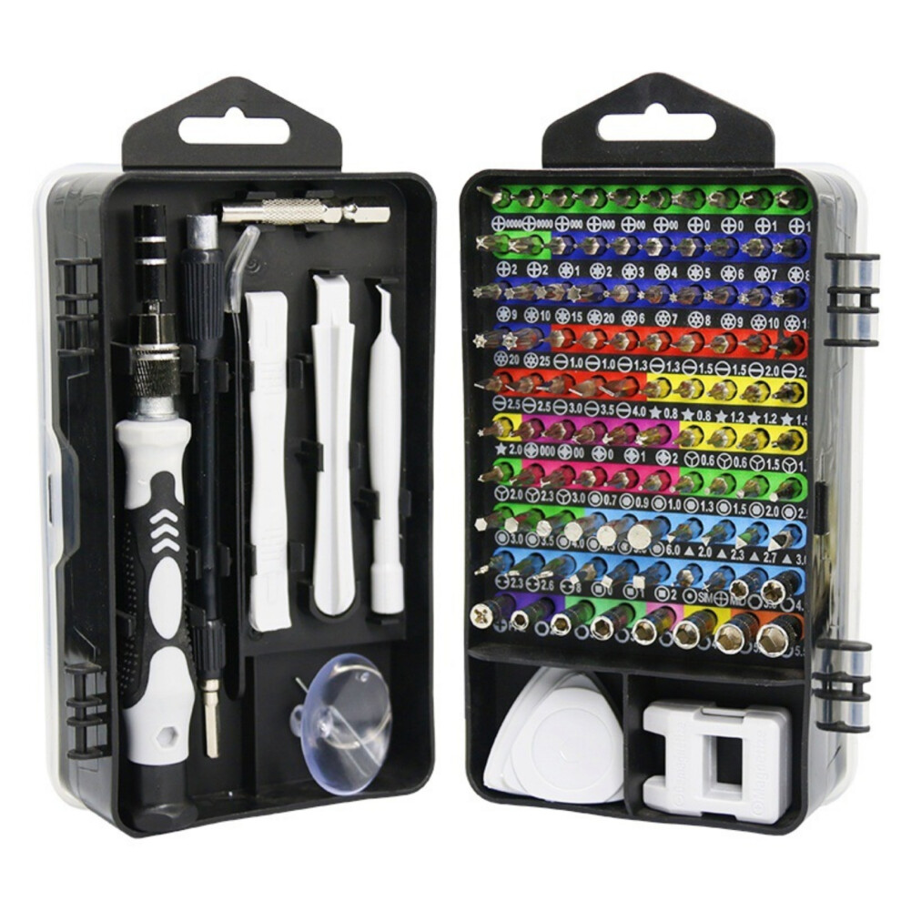 117 In 1 Precise Screwdriver Kit Magnetic Alloy Steel Tool For 7754000308934