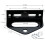Mower Trailer Hitch Heavy Duty Attachment Trailer Board-Black 3