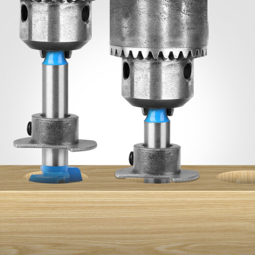 Precise Woodworking Drill Bit Hinge Hole-Wooden blue 35mm 1