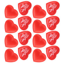 400pcs Red Heart Shape Fabric Confetti for Wedding &amp; Valentine Decoration