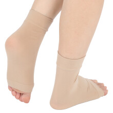 Heel Silikon-gepolsterter Schutzumschlag, elastischer Knöchelstrumpf, Hautfarbe