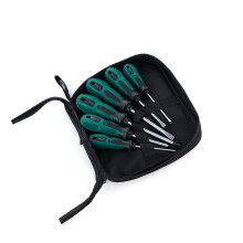 Steel Flat & Slotted Bit Screwdriver Enhanced-6 piece set