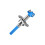 Precise Depth Control Adjustable Hole Cutter-Wooden blue 20mm 1