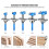 Precise Depth Control Adjustable Hole Cutter-Wooden blue 20mm 4