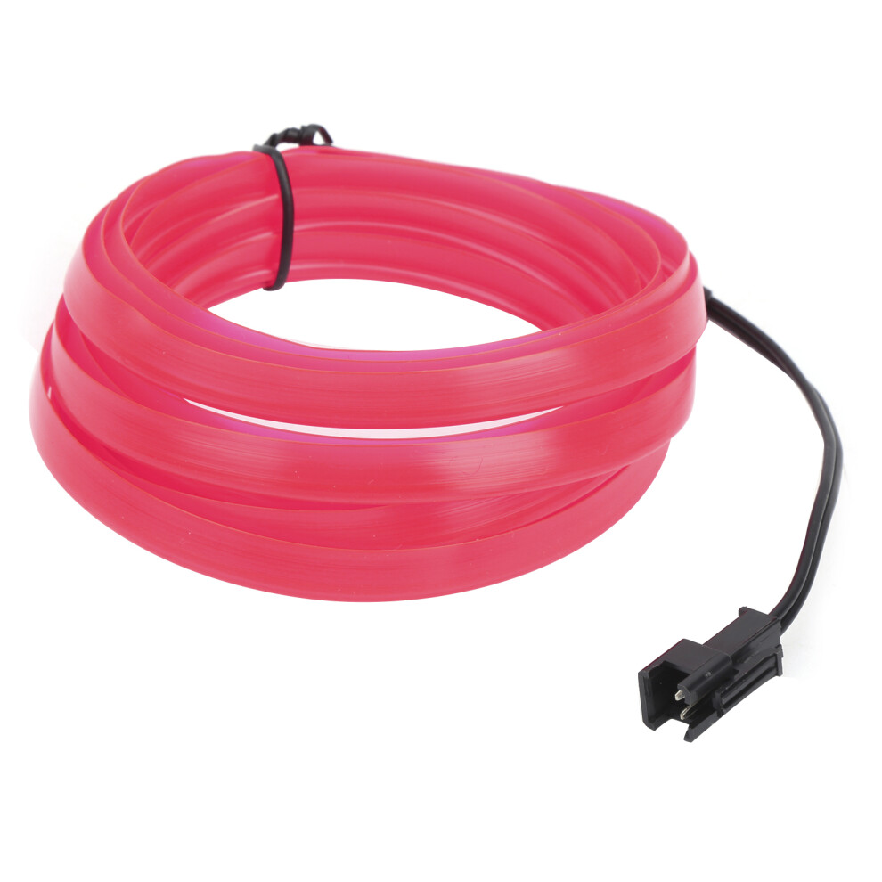 3M Car Interior Led Strip Silicone Neon Tube, Dc12v Pink/Light 7891360206101