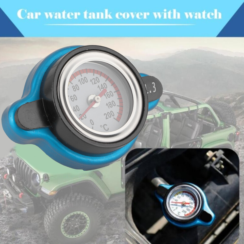 Leakproof Radiator Cap Cover With Big Head And Temp Gauge 1.3Bar Thermostatic 5041360206317