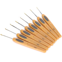 8 Stück ergonomisches Häkelnadeln-Set 1 mm–2,75 mm mit soft Grip Griffen
