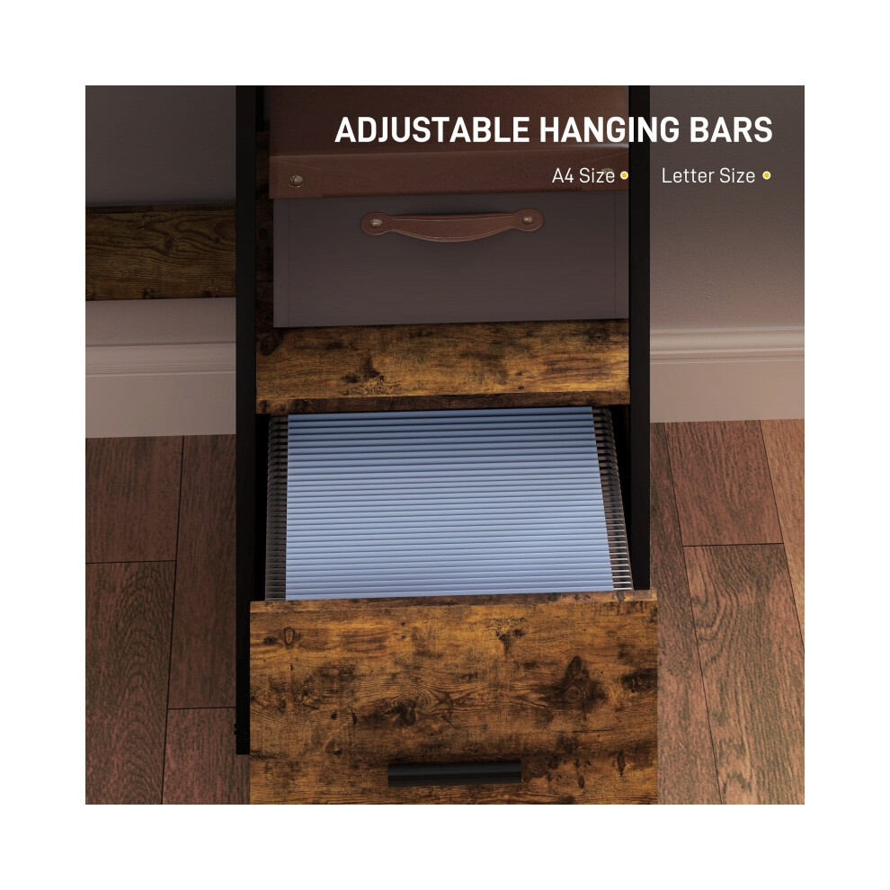 Large Brown Industrial 'L' Shaped Multi-Work Desk - Strong Metal Frame Extensive Surface Perfect for Multi-Purpose Workspaces-image-OPC-PMXBRXF-NEW