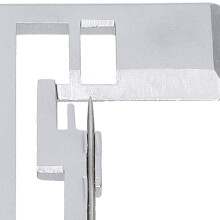 2 Stück Eisen-Nadelplatte Ersatz für SINGER 14SH Overlock-Nähmaschinen