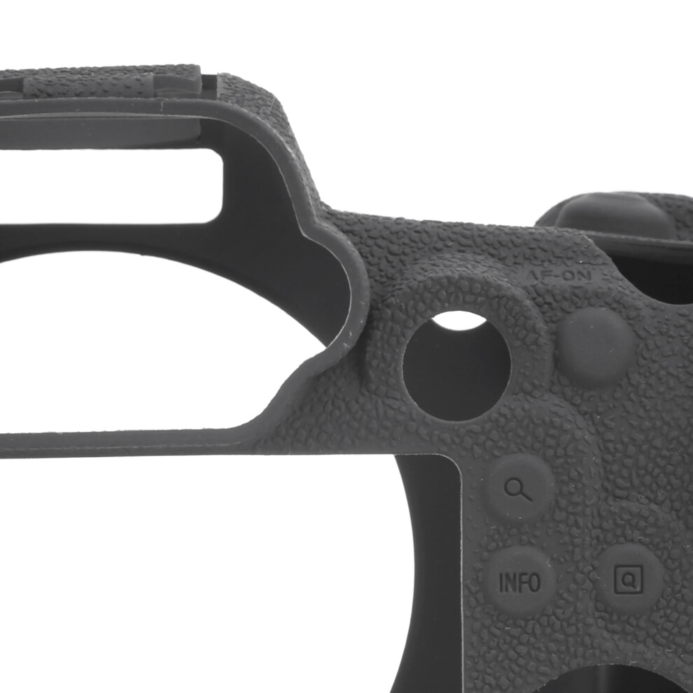 Soft Silicone Camera Housing Cover For R6, Anti‑Scratch, Black 7891360215424