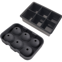 Allsidige silikon-isterningbrett, gjenbrukbare og fleksible isformer for cocktailer, whisky og mer, store isformer med non-stick-design for
