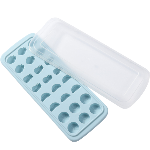 Forma de silicone antiaderente para cubos de gelo, fundo flexível com fácil remoção, formatos de coração, lua e estrela, material de qualidade